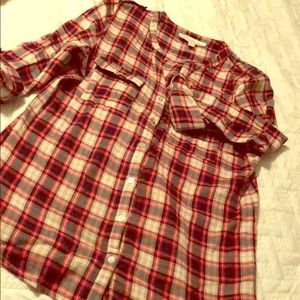Beautiful plaid top!